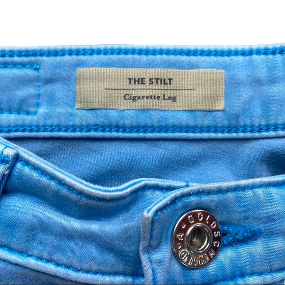 AG Adriano Goldschmied The Stilt Cigarette Leg Jeans 💙Laguna Blue - Picture 9 of 9